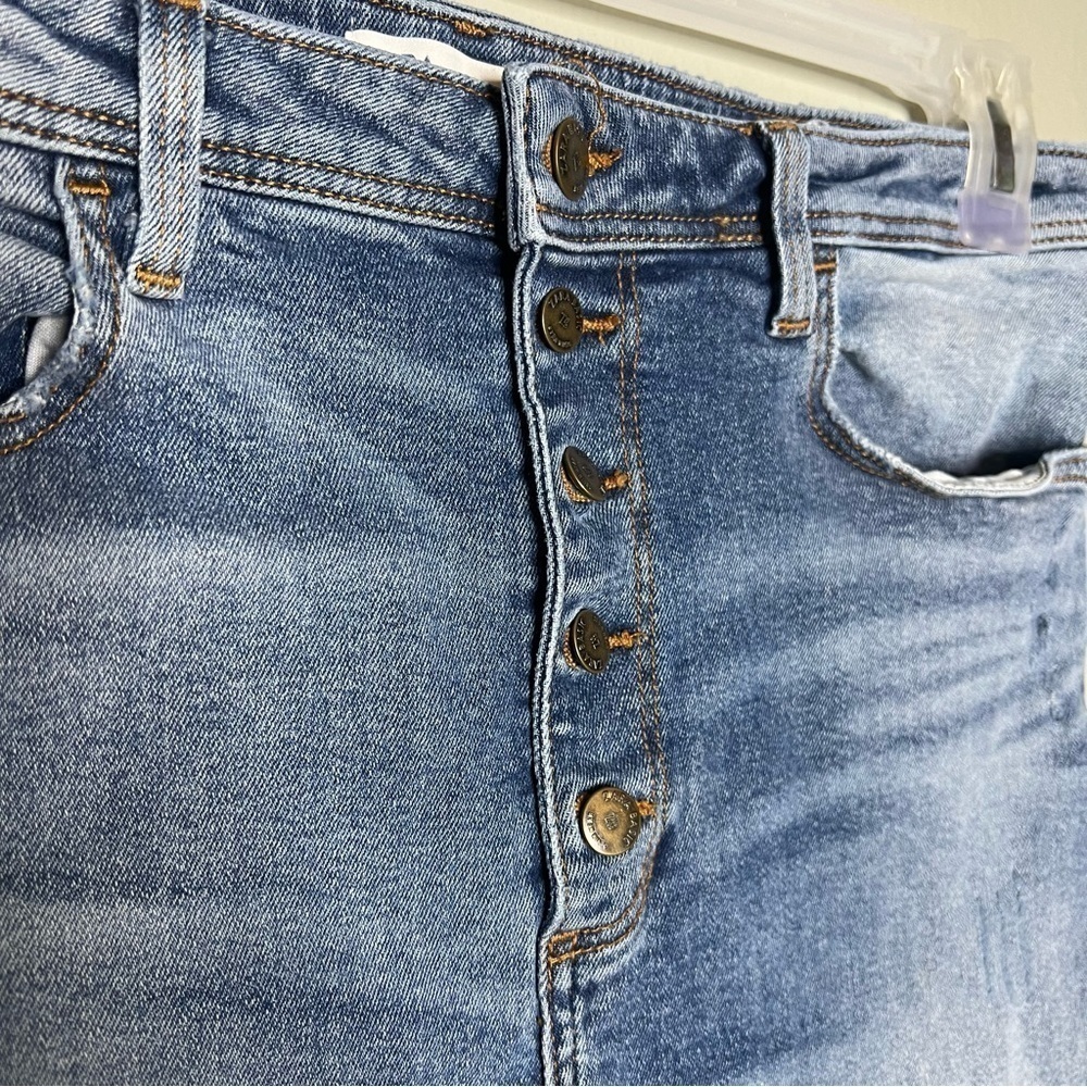 ZARA High Rise Button Fly Jeans - Picture 4 of 7
